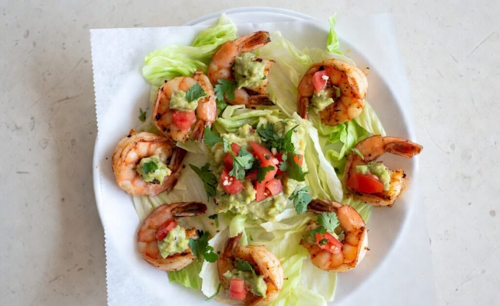 Mexican shrimp bites