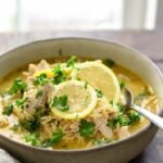 Easy Lemon Chicken Orzo Soup Recipe