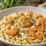 Creamy Garlic Shrimp Pasta Recipe